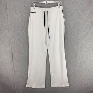Lauren Ralph Lauren Active Track Pants Womens M White Pull On Drawstring Tennis